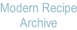 Modern Recipe Archive